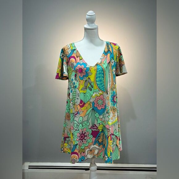 Pastel Judith March A-Line Mini Dress Size L EUC - Picture 1 of 6